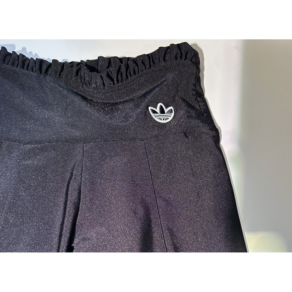 ADIDAS ORIGINALS Ruffle Waist Leggings In Black - Picture 4 of 10